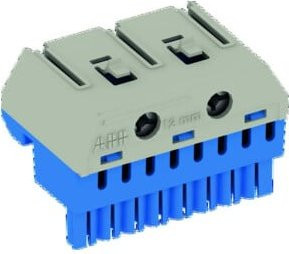 Striebel&John N-Klemmenblock ZK82B in Blau und Multicolour mit 8x4 + 2x25qmm - Bild 1