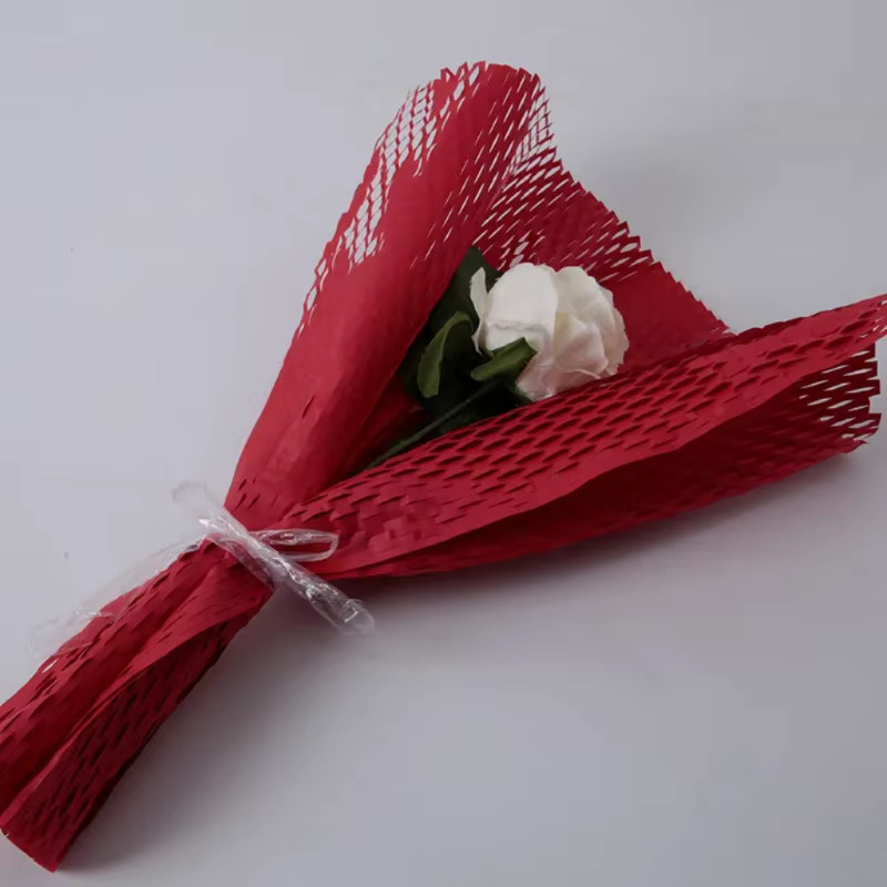 Abbaubares Wabenpapier in Pink als stoßfeste Pufferverpackung aus Kraftpapier, Breite: 30 cm, Länge: 5 m - Bild 4