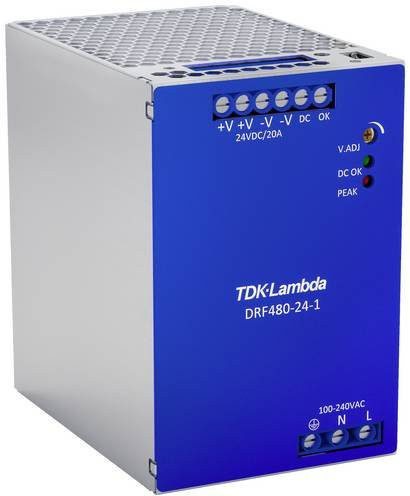 TDK-Lambda DRF480-24-1 Hutschienen-Netzteil 24 V/DC 480W mit 1 Ausgang - Bild 1