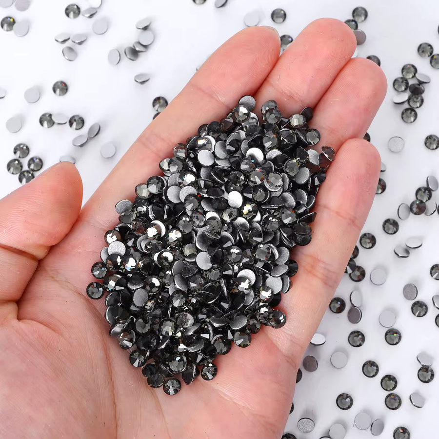 QIIY Nail Art Diamond Strass-Applikation, schwarz, glänzend - Bild 2