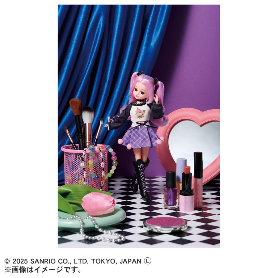 Takara Tomy Licca-chan Puppe LD-11 Cool Kuromi, Anzieh-Spielzeug, ab 3 Jahre - Bild 3