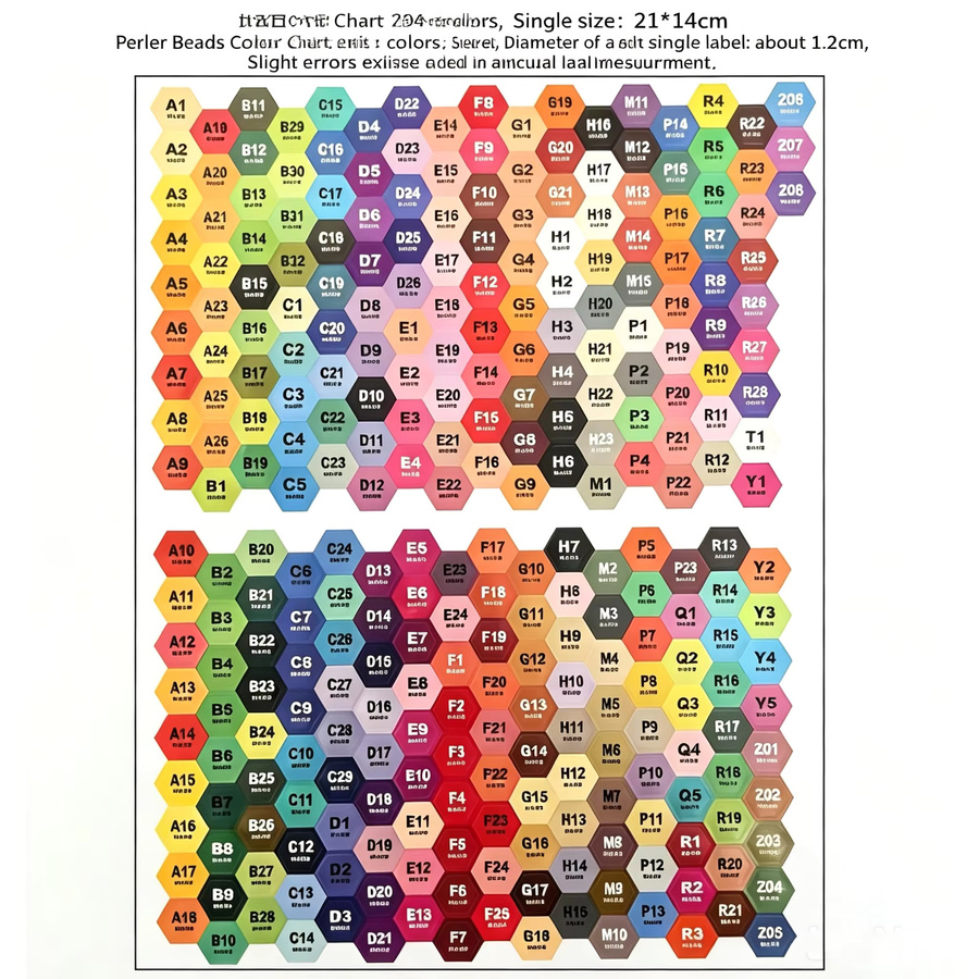 291 farbige Heißschmelzperlen als DIY Puzzle-Zubehör für handgemachte Bastelarbeiten in Multicolor - Bild 5