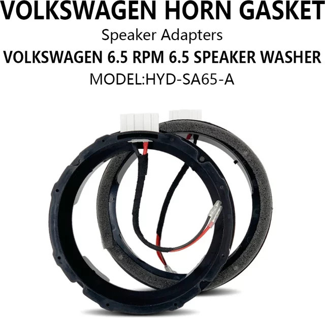 Autolautsprecher-Adapter Audio-Halterung für Volkswagen Magotan Sagitar Tiguan und Skoda Octavia, 1 Paar, 6,5 Zoll, Schwarz, mit verlustfreiem Stecker - Bild 1