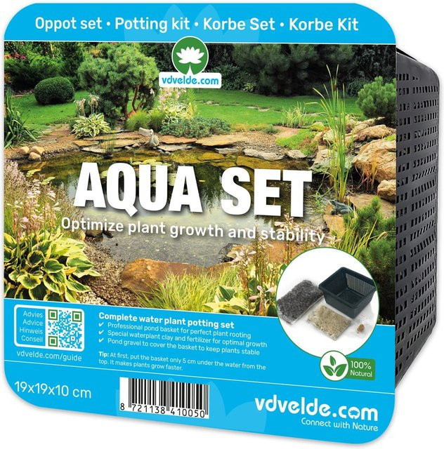 Vdvelde Aqua Set Teich Substrat aus Ton und Kies mit Pflanzennahrung - Bild 1