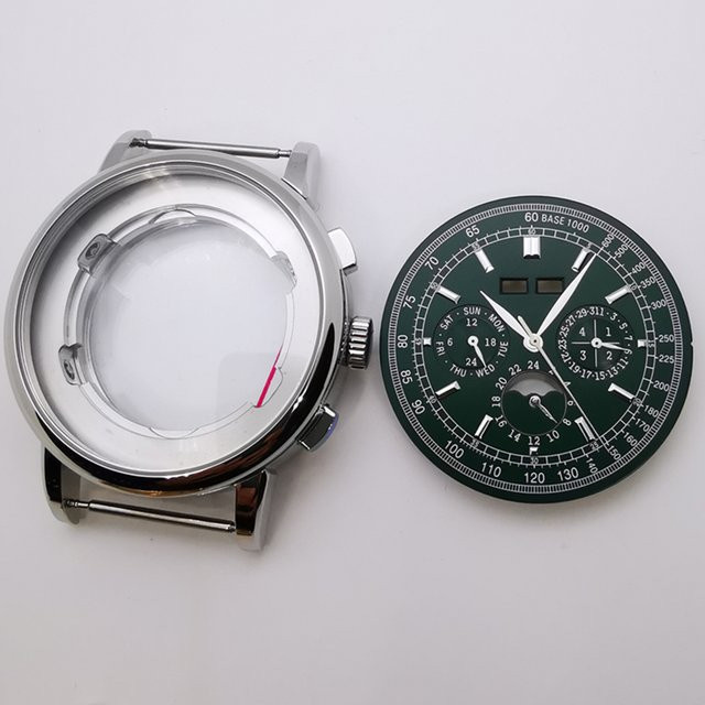 Pargues Uhrengehäuse Edelstahl, 42 mm, Silber, Unisex - Bild 1