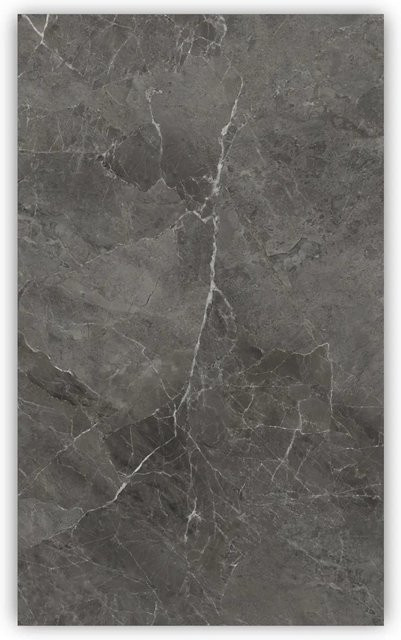Walllux Duschrückwand in Marmor-Optik Dunkelgrau aus Alu-Verbund, B/H: 125 x 210 cm, Stärke: 3 mm - Bild 1