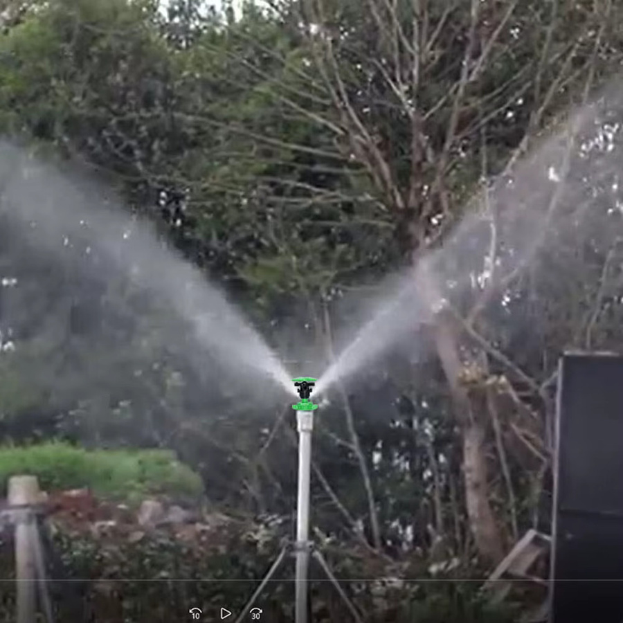 360 Grad drehbarer Strahlsprinkler mit 1/2 Zoll Außengewinde für Garten und Gewächshaus in Grün - Bild 2