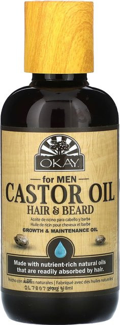 Okay Pure Naturals Rizinusöl Haar & Bart, 118 ml, Herren, Vitamin E - Bild 1