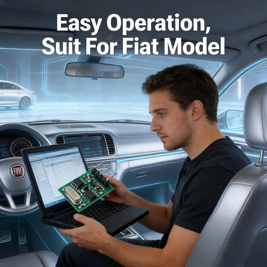 OBDIICAT IMMO SRS Emulator für Fiat Stilo und ähnliche Modelle in Grün - Bild 3