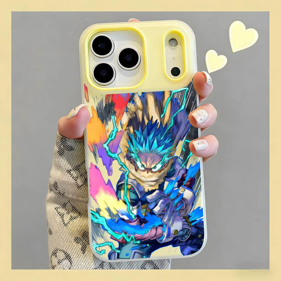 Anime My Hero Academia Handyhülle für iPhone 12-17, transparente TPU Jelly-Hülle, stoßfest und ultra-slim - Bild 2