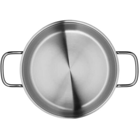 WMF Topfset Diadem Plus aus Edelstahl in Silber, 3-teilig mit Deckeln