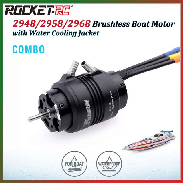 Rocket-RC Bürstenloser Bootsmotor mit Wasserkühlung, Zubehör - Bild 1