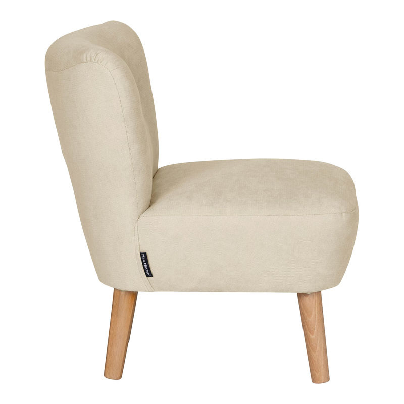 Max Winzer Kindersessel Dolly in Beige im Retro-Design aus Holz und Stoff - Bild 2