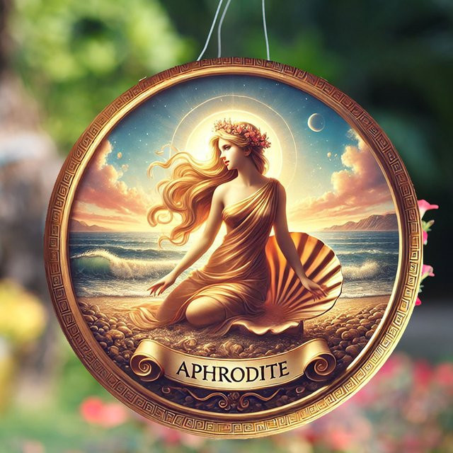 CIFBUY Aphrodite Metall-Wandkunst Griechische Göttin Dekoration aus Eisen für Outdoor und Büro - Bild 1
