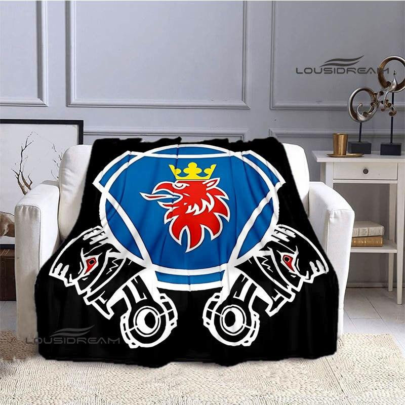 Scania Logo Flanell-Decke für Kinder, weiche und warme Picknickdecke, B/B: 150 x 180 cm - Bild 3