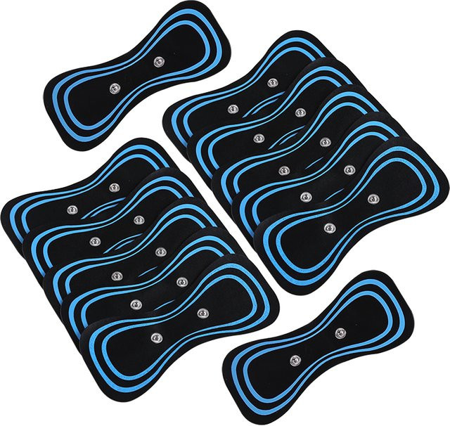 Yinhang Elektrodenpads für TENS Massagegeräte in Schwarz, Ersatz Gel-Pads für Muskelstimulatoren und Nackenmassagegeräte - Bild 1