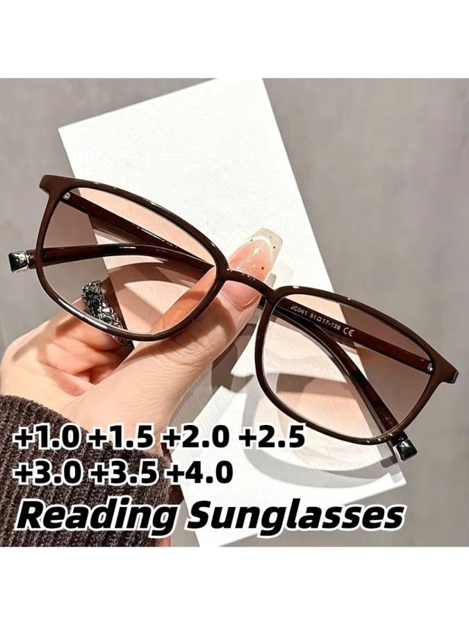 ERIKOLE Lesebrille, quadratisch, Vollrand, Kunststoff, Unisex - Bild 3