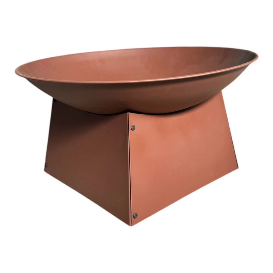 Jet-Line Feuerstelle Pueblo aus Metall in Rostoptik Braun Durchmesser: 58 cm - Bild 2