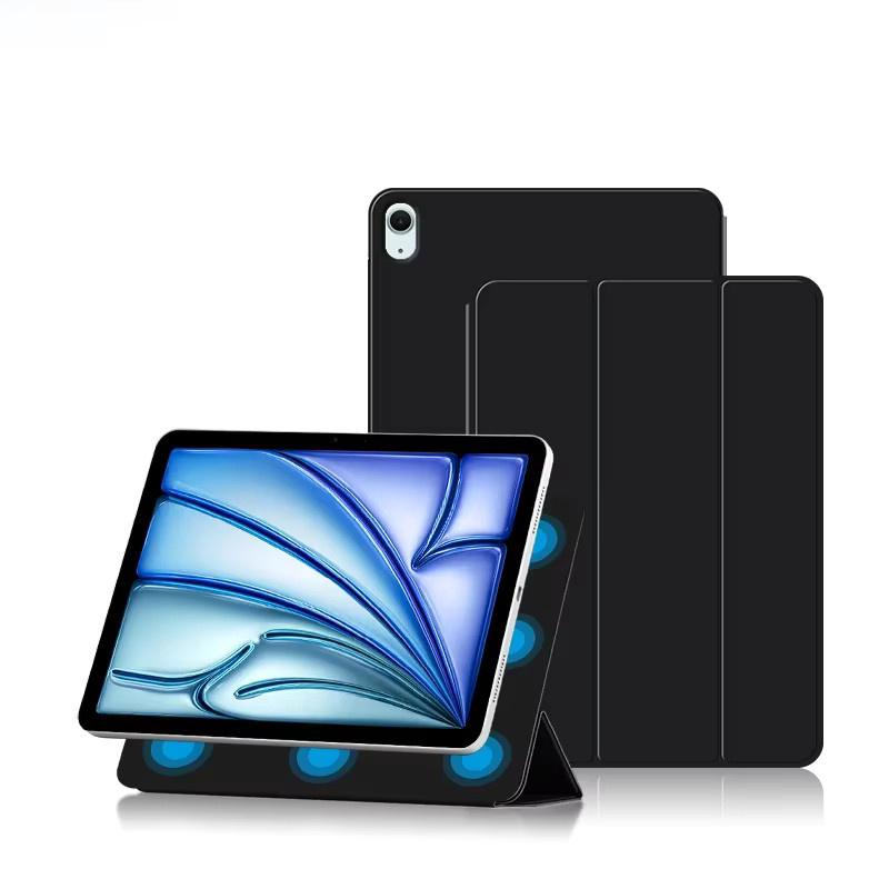 Smart Folio Hülle für Apple iPad Air 11 2024 M2, iPad Air 5, iPad 10. Generation, iPad Pro 11 und 12.9 in Orange - Bild 5