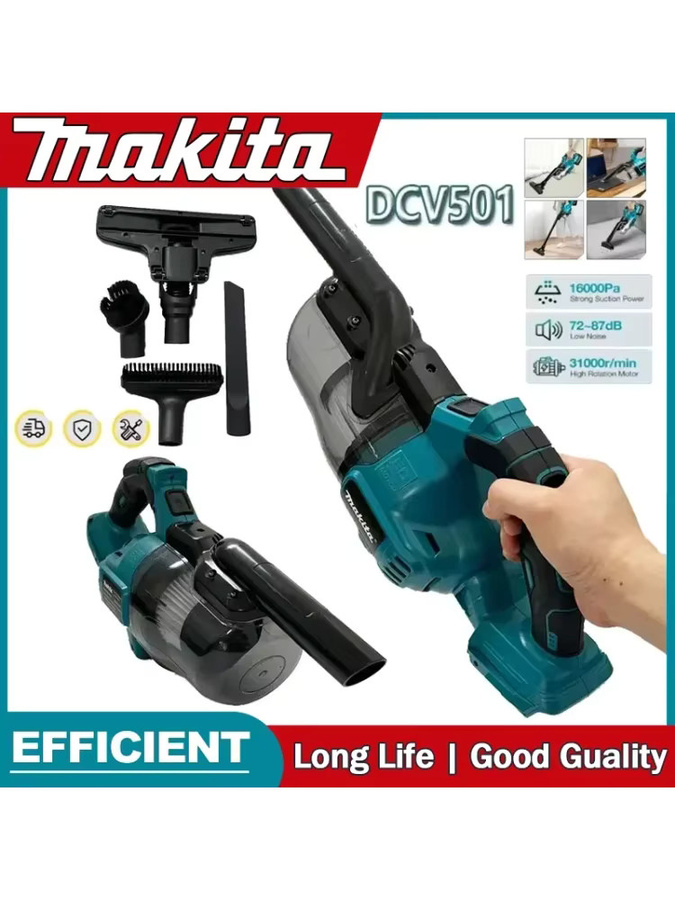 Makita Akku-Handstaubsauger für Auto und Tierhaare mit 18 V Akku - Bild 3