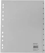 Soennecken Zahlenregister in Grau, A4, Breite: 24,5 cm, Höhe: 29,7 cm - Bild 1