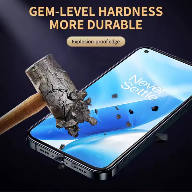 3er-Set gehärtetes Glas Displayschutzfolie für OnePlus Nord N200 5G, transparent, mit Fingerabdruck-Entsperrung und vollständiger Abdeckung - Bild 6
