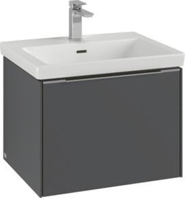 Villeroy & Boch Waschtischunterschrank Subway 3.0 Wandmontiert, Blau/Grau, Glänzend, B/T/H: 57,2 x 42,9 x 47,8 cm - Bild 1