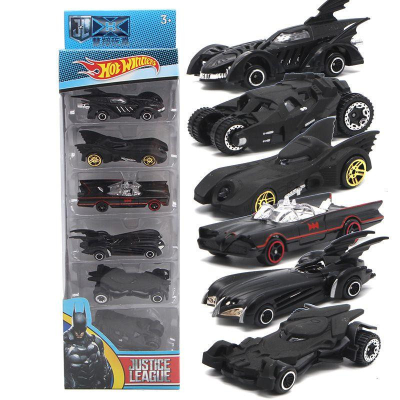 Hot Wheels DC Comics Batman Batmobil 6-teiliges Modellauto-Set - Bild 3