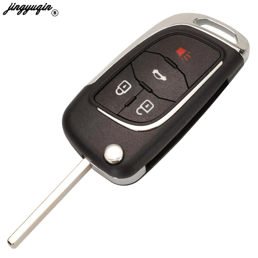 Jingyuqin Auto-Fernbedienungsgehäuse für Opel Vauxhall Insignia Astra Mokka Adam Cascade Karl Zafira Buick in Schwarz - Bild 2