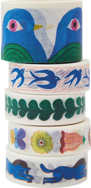 Rico Design Washi Tape Set Midsommar Magic in Mehrfarbig - Bild 1