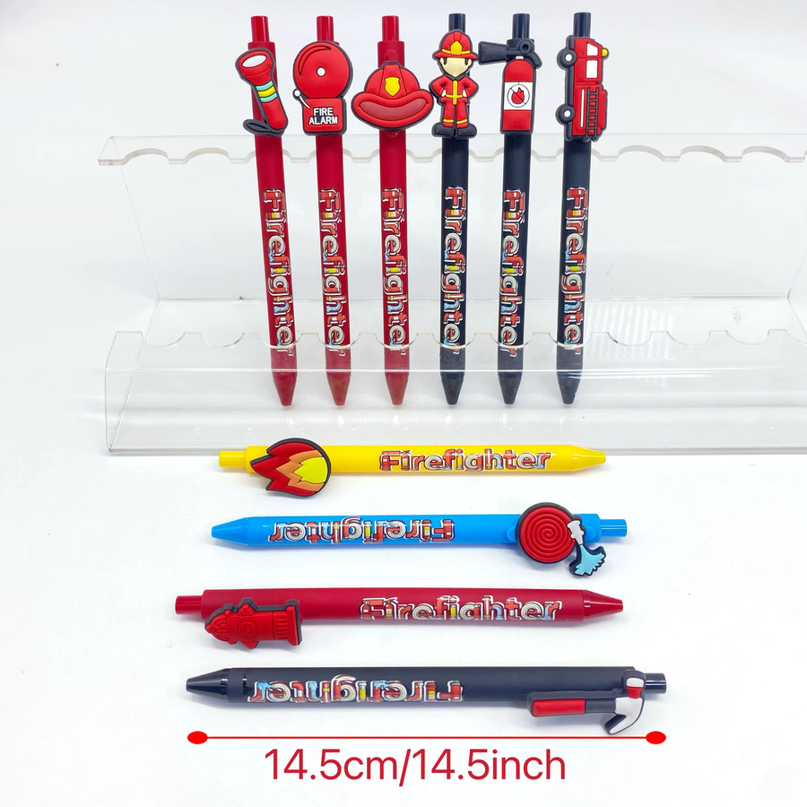 Kugelschreiber mit Feuerwehr-Motiv in Mehrfarbig aus Kunststoff - Bild 2