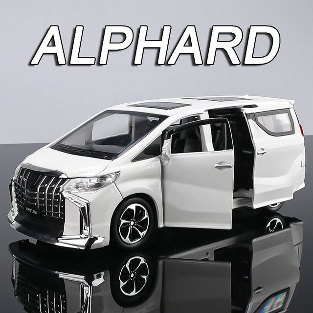 MAKEDA Alphard Vellfire MPV Spielzeugautomodelle, 1:32, Metall, mit Sound und Licht - Bild 1