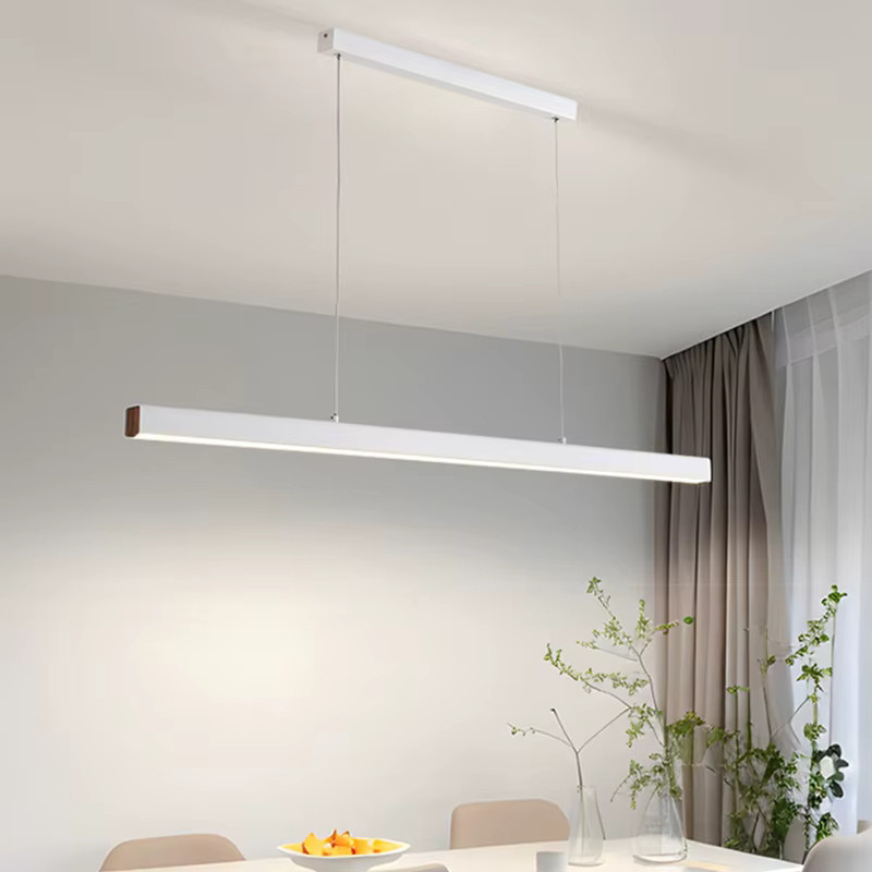 TONDI LED Pendelleuchte in Weiß für Wohnzimmer, Esszimmer, Küche und Büro im minimalistischen Design - Bild 2