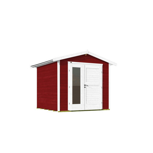 WEKA Holz-Gartenhaus 224 A mit Satteldach in Schwedenrot, B/H/T: 280 x 238 x 263 cm - Bild 3