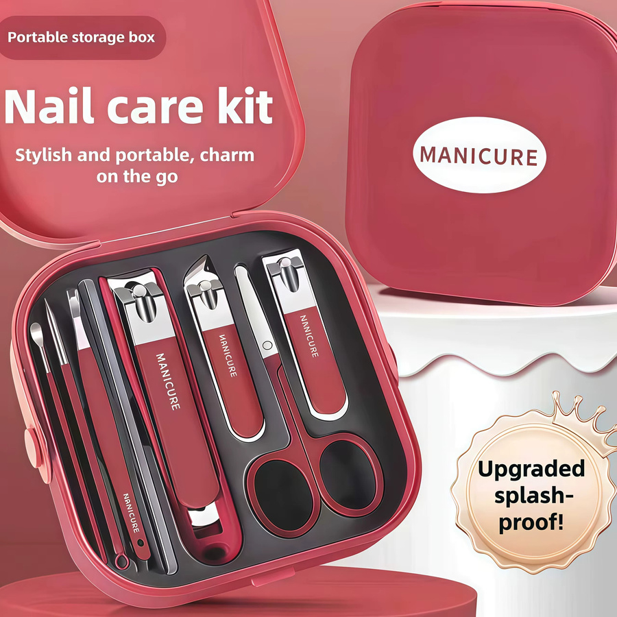 Ouriner Nagelpflege-Set aus Edelstahl, 6-teilig, Unisex - Bild 3