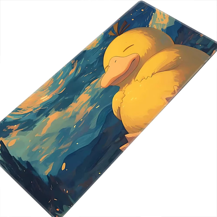 Bandai Anime Psyduck XXL Gaming-Mauspad rutschfeste Schreibtischunterlage in Multicolour - Bild 2