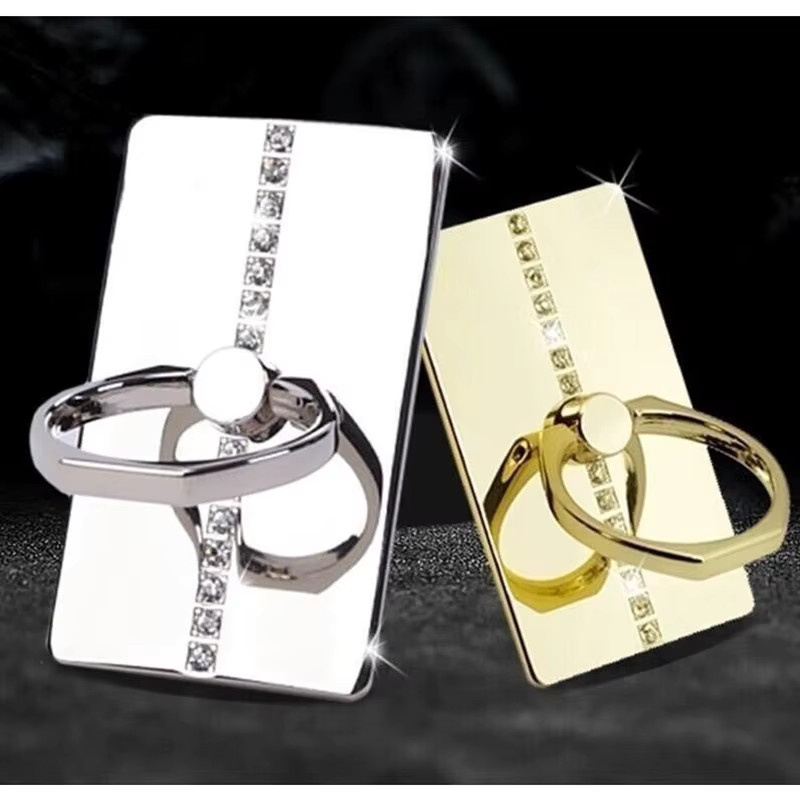 360 Grad rotierender Fingerringhalter aus Metall in Gold, universeller rutschfester Smartphone-Ständer für iPhone, Samsung und Huawei - Bild 4