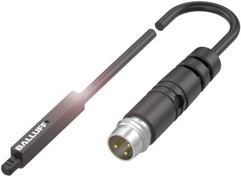 Balluff Magnetfeldsensor BMF 303K-PS-C-2A-S49-00,3 PNP Öffner in Schwarz, L x B x H: 25,5 x 3 x 4,5 mm - Bild 1