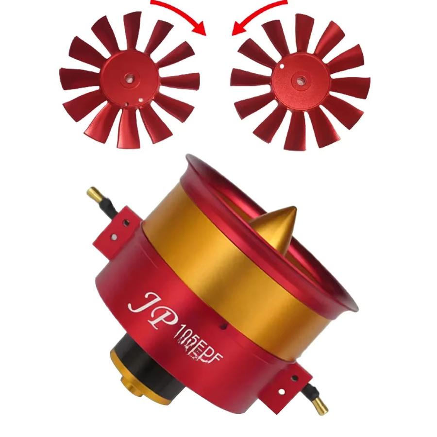 JP Kanalventilator Ganzmetall-EDF, Rot - Bild 4