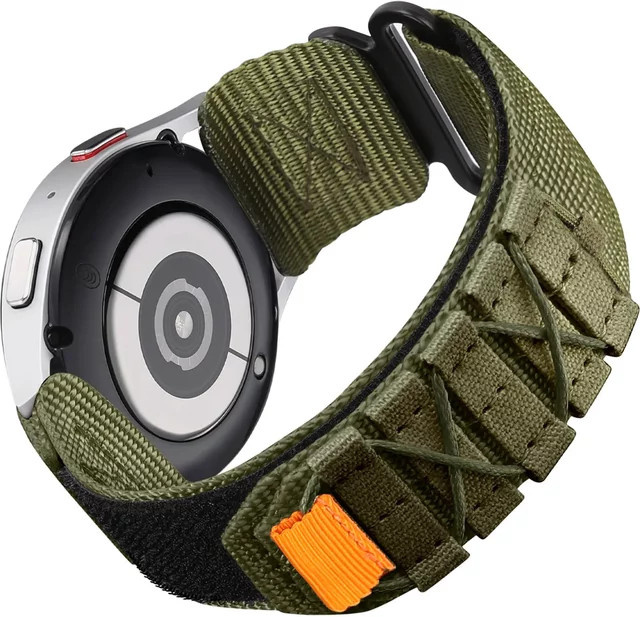 CAOWTAN Uhrenarmband Nylon, Schwarz, Unisex - Bild 1