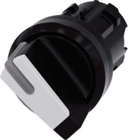 Siemens Indus.Sector Knebelschalter 22mm rund schwarz 3SU1002-2BC60-0AA0 - Bild 1