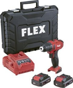 Flex 2-Gang Akku-Bohrschrauber DD 2G 12-LDBC/2.5 Light Duty in Rot, 12 V - Bild 1