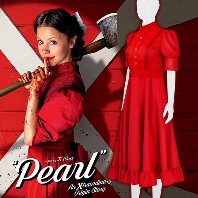 ZOBOTT Fantasy Rotes Kleid, Verkleidung, Mädchen, Rot - Bild 1