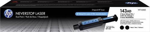 HP Original Toner 143AD Schwarz für HP Neverstop Laserprinter W1143AD mit 2500 Seiten Kapazität - Bild 1