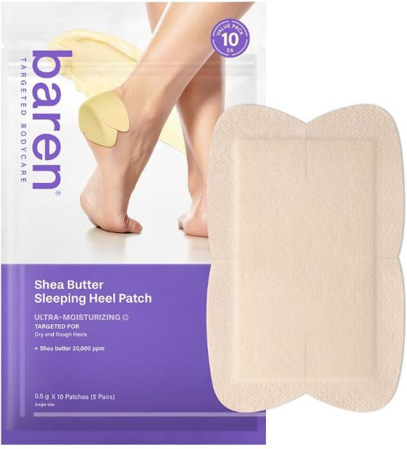 BAREN Schlaf-Fersenpflaster mit Sheabutter, beige - Bild 1
