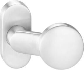 Dieckmann Profiltürknopf 2033/1610 aus Aluminium in Silber, 4-Kant 8mm, fest/drehbar - Bild 1