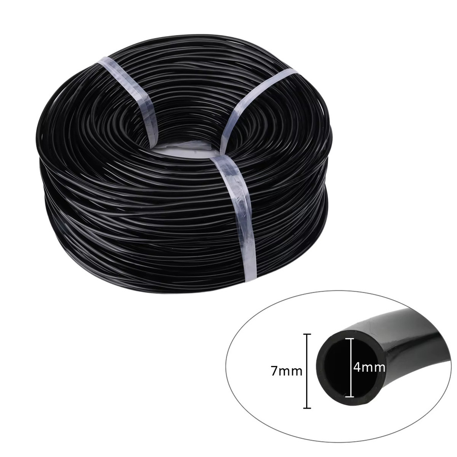 UP-CLOUD Micro-Bewässerungsschlauch aus PVC für Gewächshaus und Blumentöpfe, 4/7mm, Schwarz - Bild 5