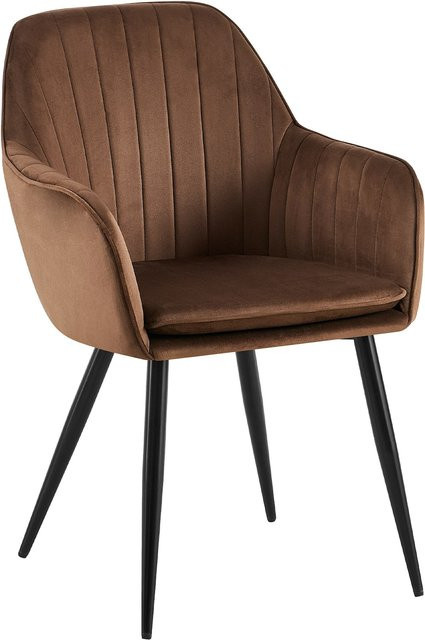 CLP Esszimmerstuhl Cheryl mit Samtbezug in modernem Design - Bild 1