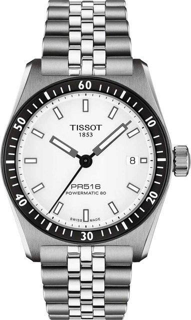 Tissot Herrenuhr PR516, Automatik, Edelstahl, 38 mm, 10 ATM - Bild 1