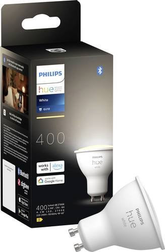 Philips Hue White GU10 LED Lampe dimmbar, 400lm, Warmweiß - Bild 1